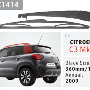citroen 07 c4 picasso rear wiper & arms (复制)