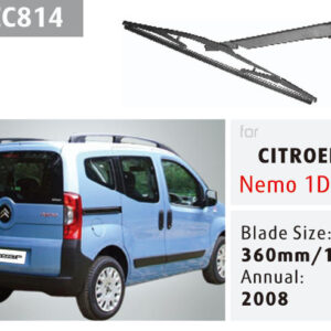 citroen 07 c4 picasso rear wiper & arms (复制)